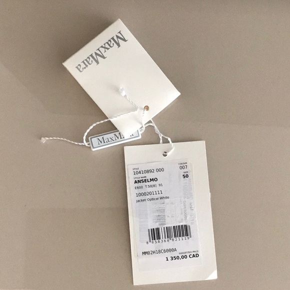 White Max Mara Blazer - Picture 3 of 3